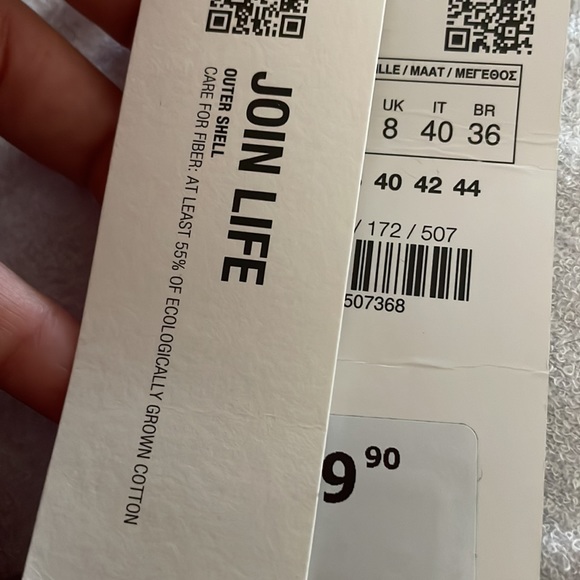 NEW NEVER USED  ZARA JEAN cropped flare - Picture 5 of 5